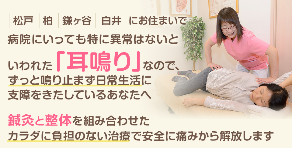 病院にいっても特に異常はないと いわれた「耳鳴り」なので、ずっと鳴り止まず 日常生活に支障をきたしているあなたへ